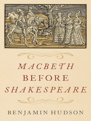 cover image of Macbeth before Shakespeare